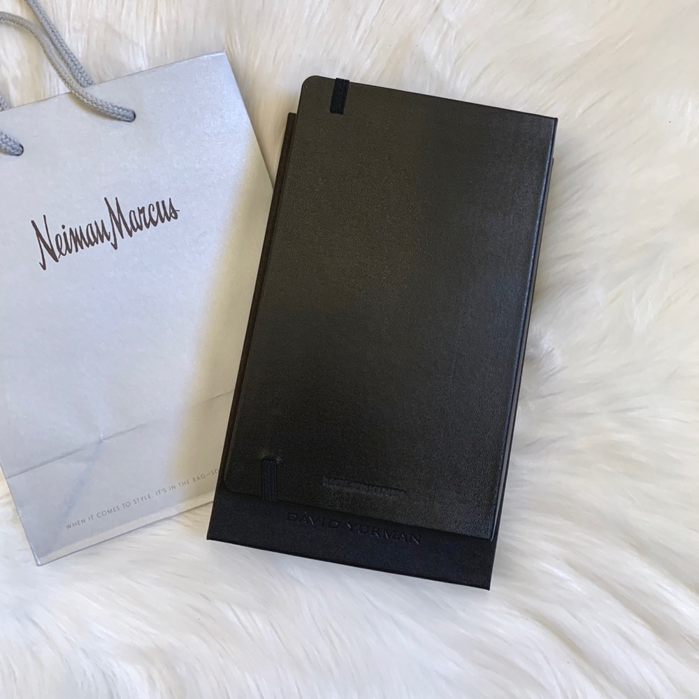 David Yurman Black Leather Notebook - Picture 4 of 6